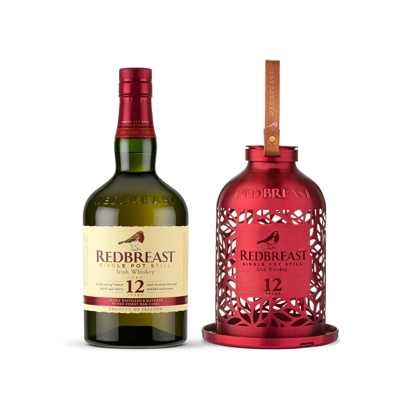 Redbreast Birdfeeder 12 Year Old Single Pot Still Irish Whiskey, 70cl, 40% ABV– with Copper Birdfeeder, Bourbon & Sherry Cask Maturation, Rich Fruit & Spice, Gold Winning Irish Whiskey