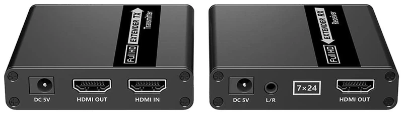 PRO SIGNAL 1080p FHD & 4K UHD HDMI Extender over Cat6/Cat7 with IR – 70m Range