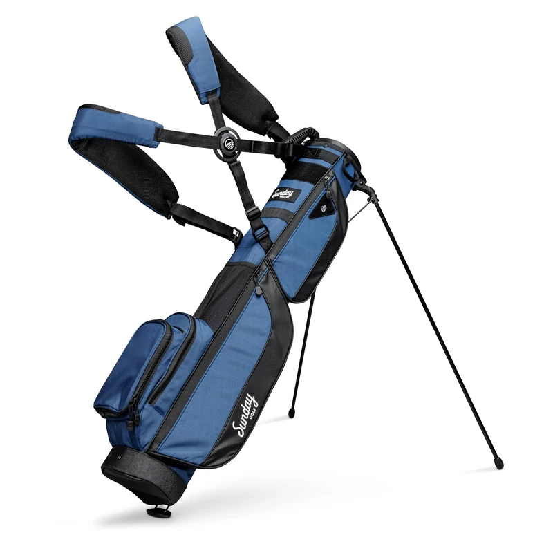 Sunday Golf Loma XL Bag - Lightweight Bag with Strap and Stand – Easy to Carry Pitch n Putt Golf Bag – Par 3 and Executive Courses, 3.4 pounds (Cobalt Blue)