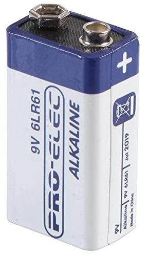 PRO ELEC PELB1205 Ultra Alkaline 9V PP3 Batteries, 40 Pack