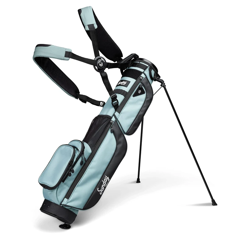 Sunday Golf Loma XL Bag - Lightweight Golf Bag with Strap and Stand – Easy to Carry Pitch n Putt Golf Bag – Par 3 and Executive Courses, 3.4 pounds (Seafoam)