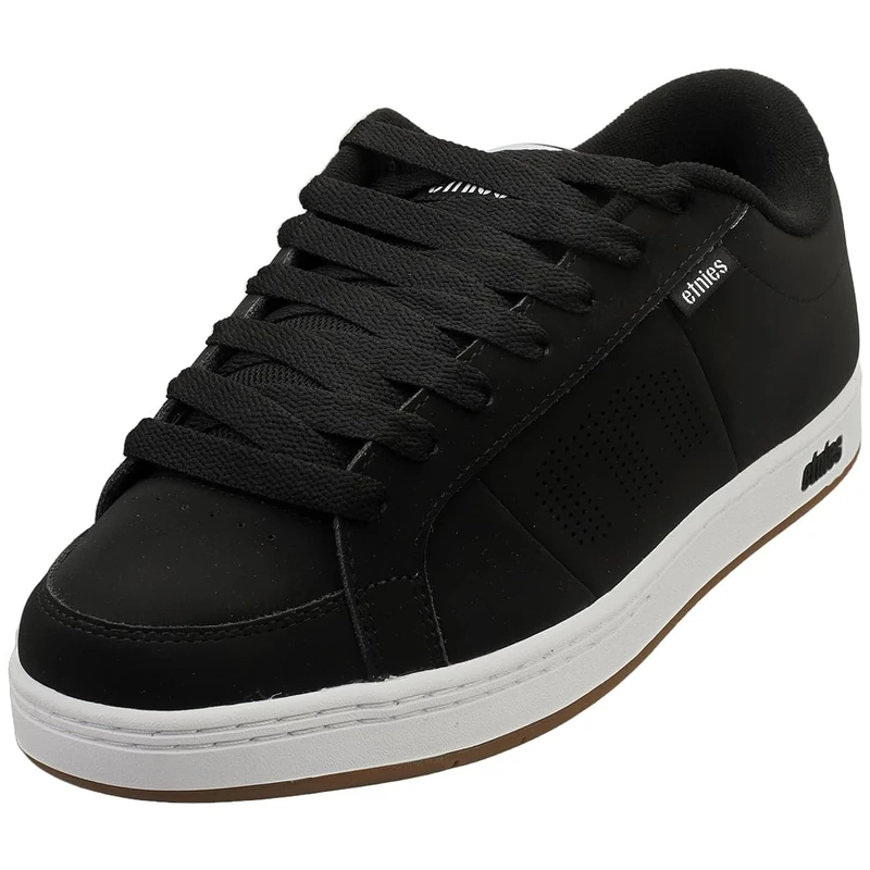Etnies Men's Kingpin Skate Shoe, Black/White/Gum, 10 UK
