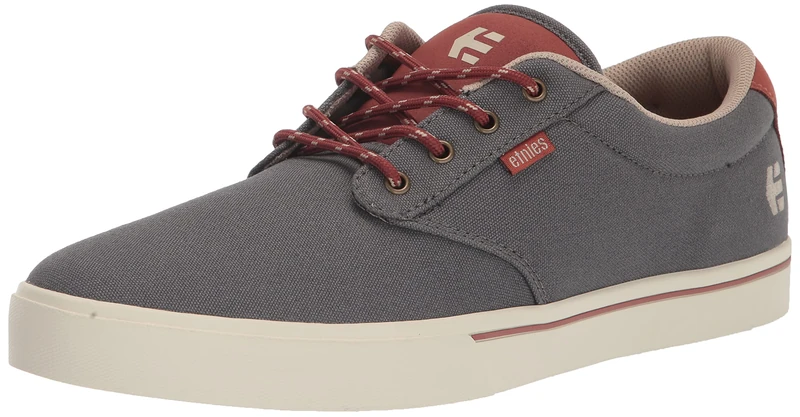 Etnies Men's Jameson 2 ECO Skate Shoe, Grey/Orange, 6 UK