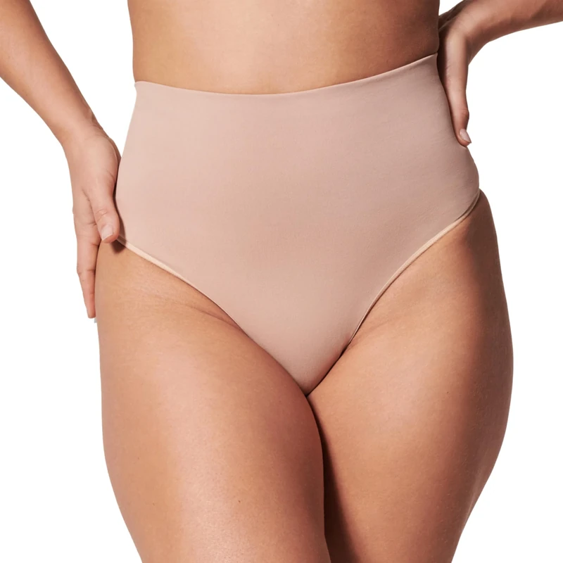 Spanx Women's Ecocare Everyday shapeware, Opaque, Toasted Oatmeal, S