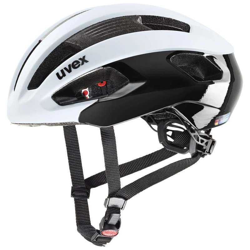 uvex Rise cc - Secure Bike Helmet for Men & Women - Individual Fit - Optimized Ventilation - Cloud-Black - 52-56 cm