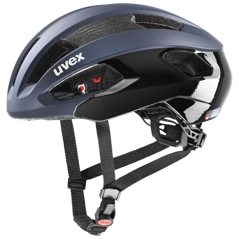 uvex Rise cc - Secure Bike Helmet for Men & Women - Individual Fit - Optimized Ventilation - Deep Space-Black Matt - 52-56 cm