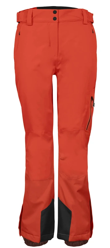 Killtec Women's Ksw 138 Wmn Pnts Functional ski Trousers with Edge Protection and Snow Guard, Neon-Coral, 34 (EU)