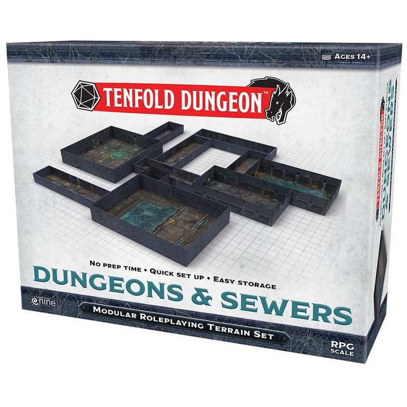 Gale Force Nine Tenfold Dungeon: Dungeons & Sewers