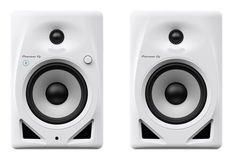 Pioneer DJ DM-50D-BT 5” desktop monitor system with Bluetooth functionality (White) (DM-50D-BT-W)