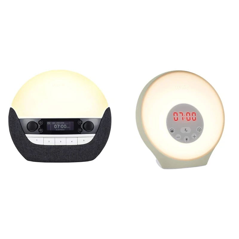 Lumie Bodyclock Luxe 750DAB - Wake-up Light with DAB Radio, Bluetooth Speakers, Low-Blue Light for Sleep & Sunrise Alarm - Sunrise Wake-up Alarm, Sunset Sleep Feature, Sounds & Mood Lighting - Image 1