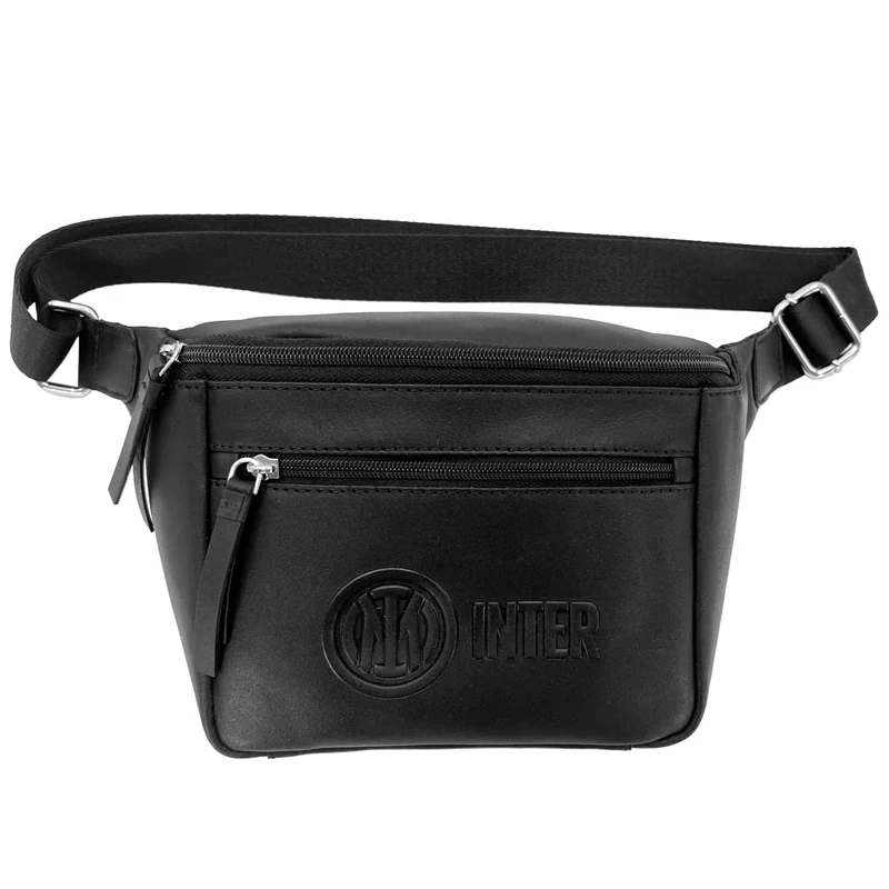 Inter 153178, Unisex Adult Waist Bag, Black, Free Size, Black, Standard