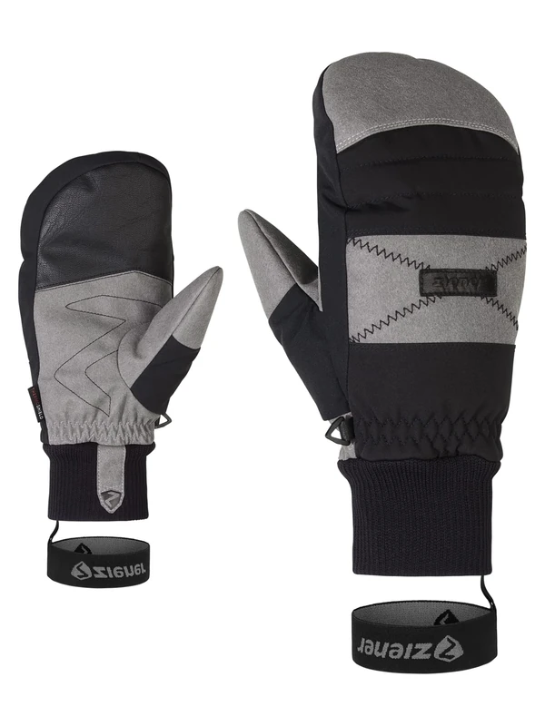 Ziener Men's Gendon Ski Mittens/Winter Sports | Breathable, Waterproof, Trendy, Black, 11
