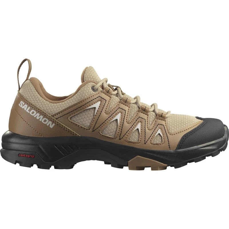 SALOMON Women's X Braze Hiking shoe, Safari Toasted Coconut Rainy Day, 7 UK