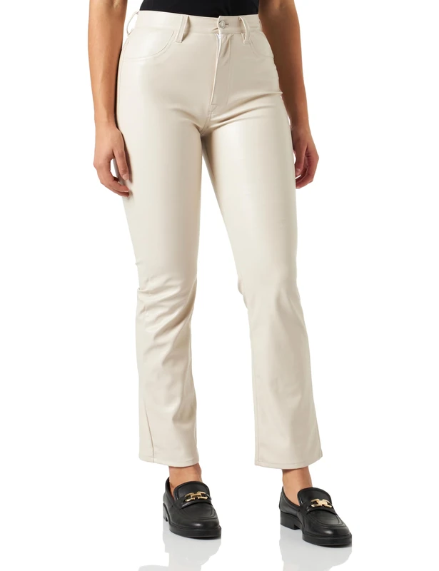 7 For All Mankind Women's Easy Slim Shorts, White, Regular