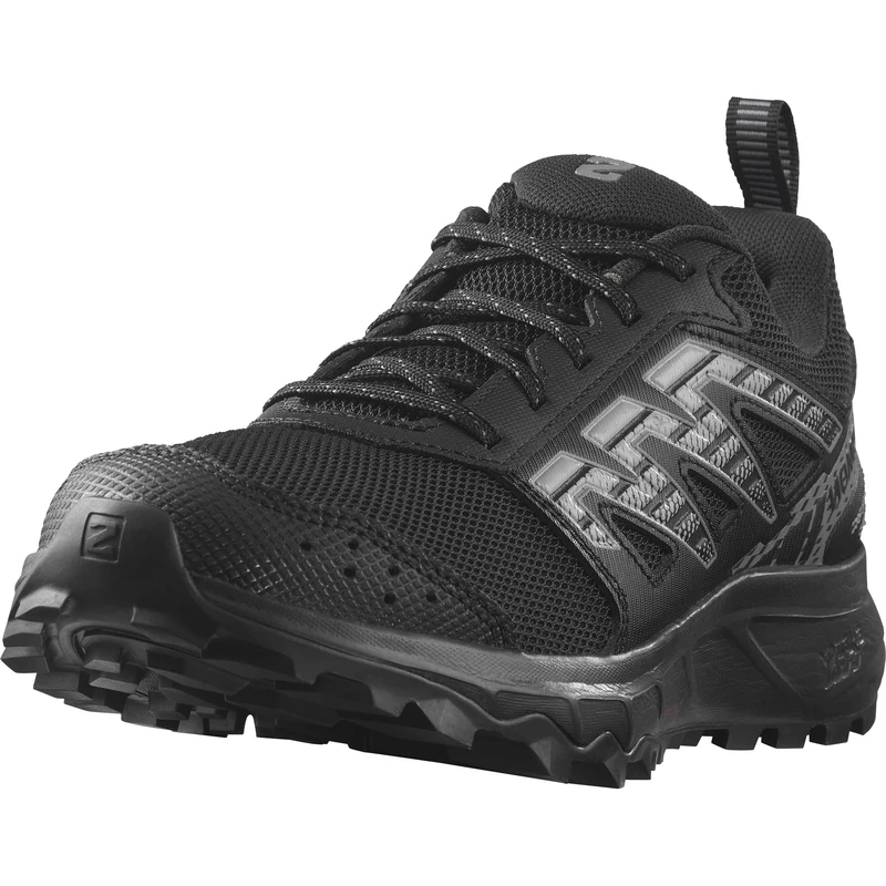 Salomon Wander Women's Trail Running and Hiking Shoes, Outdoor ready, Cushy comfort, and Secure foothold, Black, 6