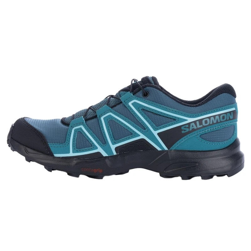 Salomon Unisex Kids Speedcross Trail Running Shoe, Stargazer Black Harbor Blue, 12.5 UK