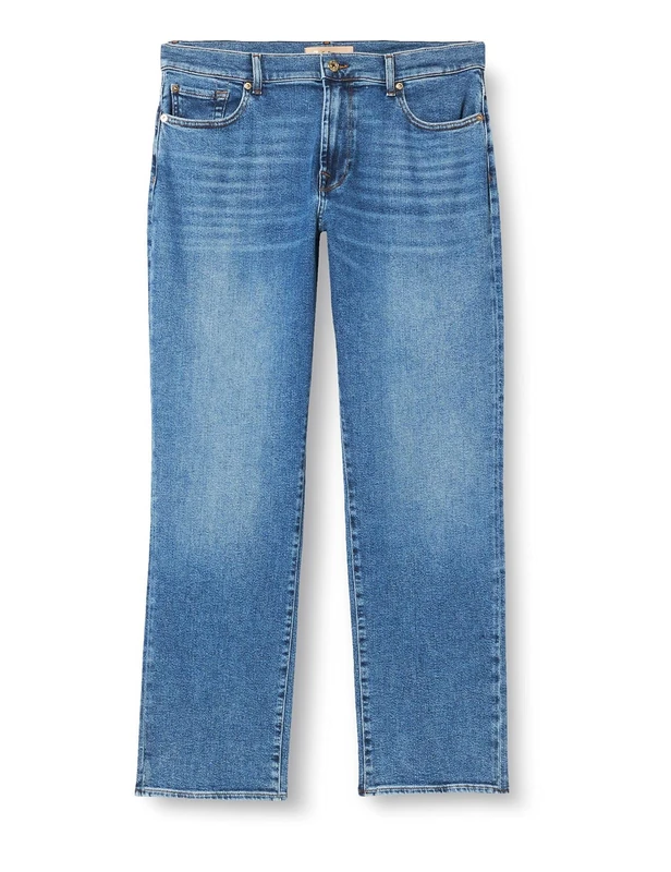 7 For All Mankind Women's JSER1200 Jeans, Mid Blue, Regular