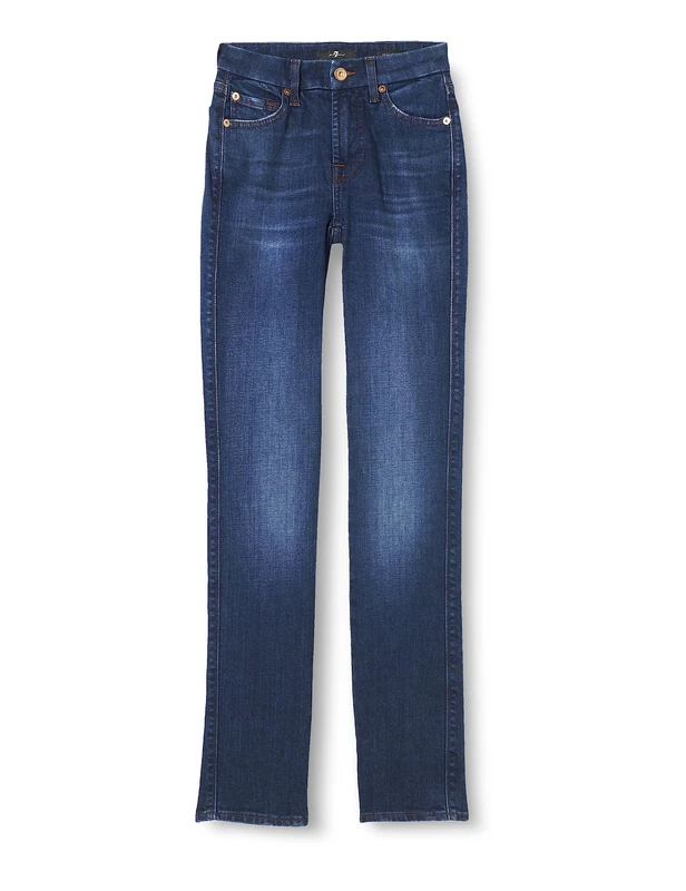 7 For All Mankind Women's JSVMC120 Jeans, Dark Blue, Regular
