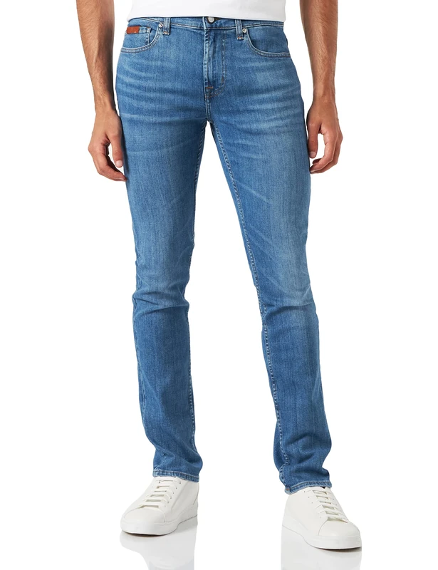 7 For All Mankind Men's Paxtyn Special Edition Jeans, Light Blue, Regular