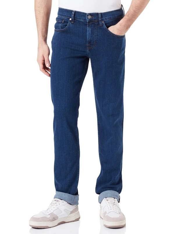 7 For All Mankind Men's Slimmy Luxe Performance Jeans, Mid Blue, Regular