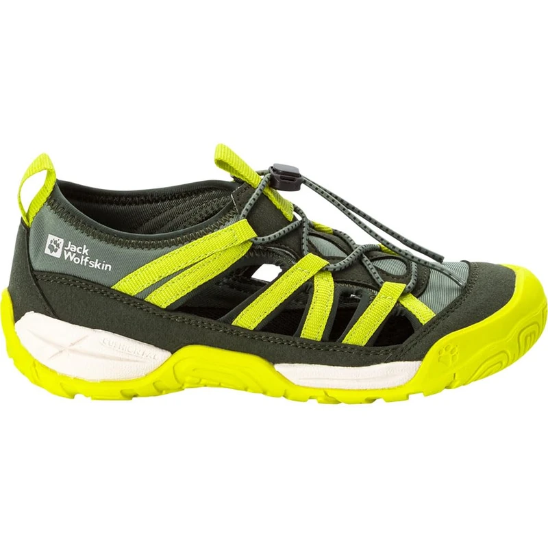 Jack Wolfskin Unisex Vili Sandal K, Slate Green, 2.5 UK