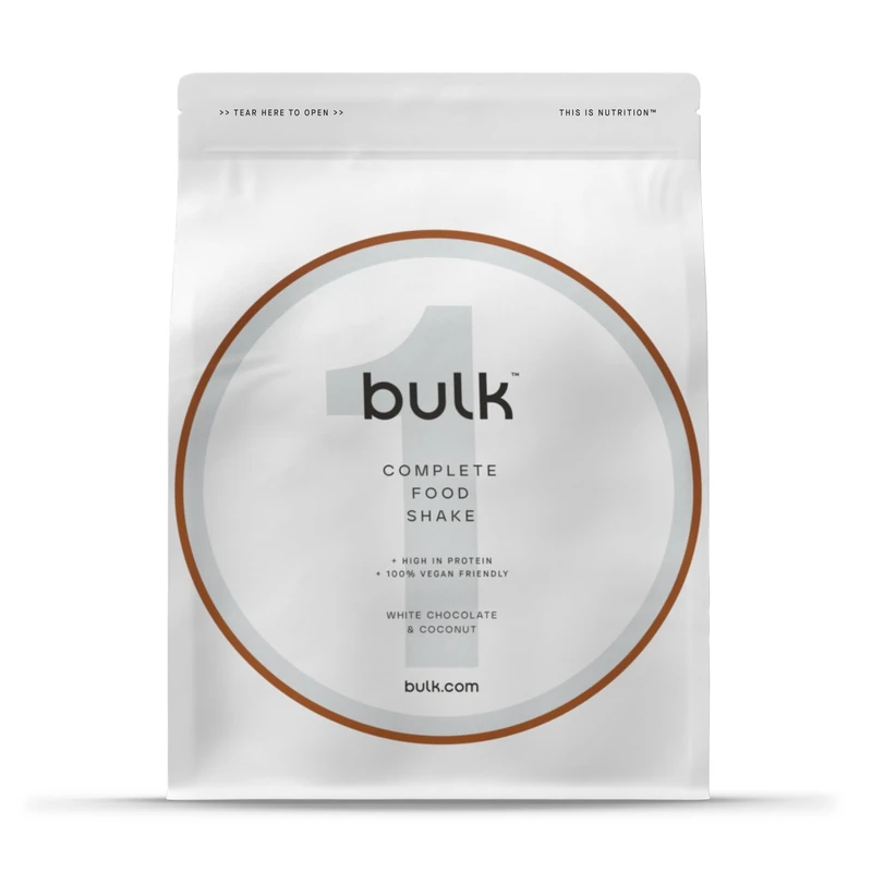 Bulk 1 Complete Food Shake, Complete Meal, 7 Meals, Vegan, White Chocolate Coconut, 3 kg