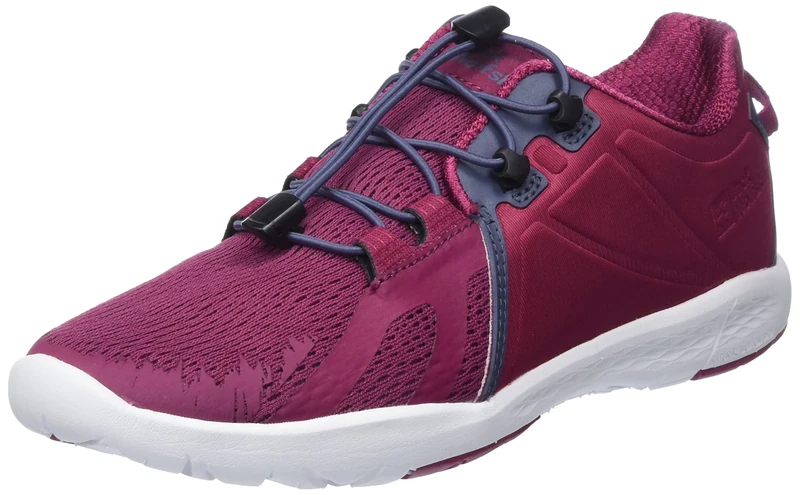Jack Wolfskin Women's Spirit A.d.e Low W Walking Shoe, Sangria Red, 8 UK