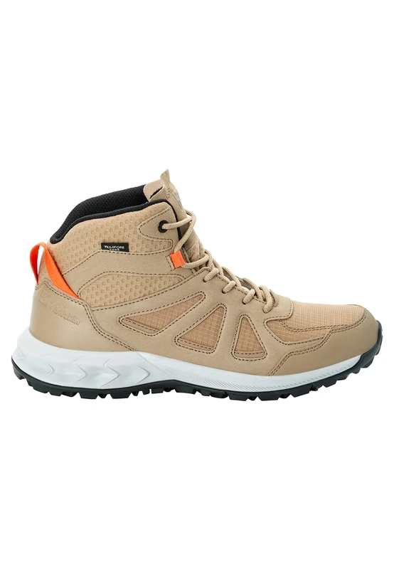 Jack Wolfskin Women's Woodland 2 Texapore Mid W Walking Shoe, sandsteinfarben, 8 UK