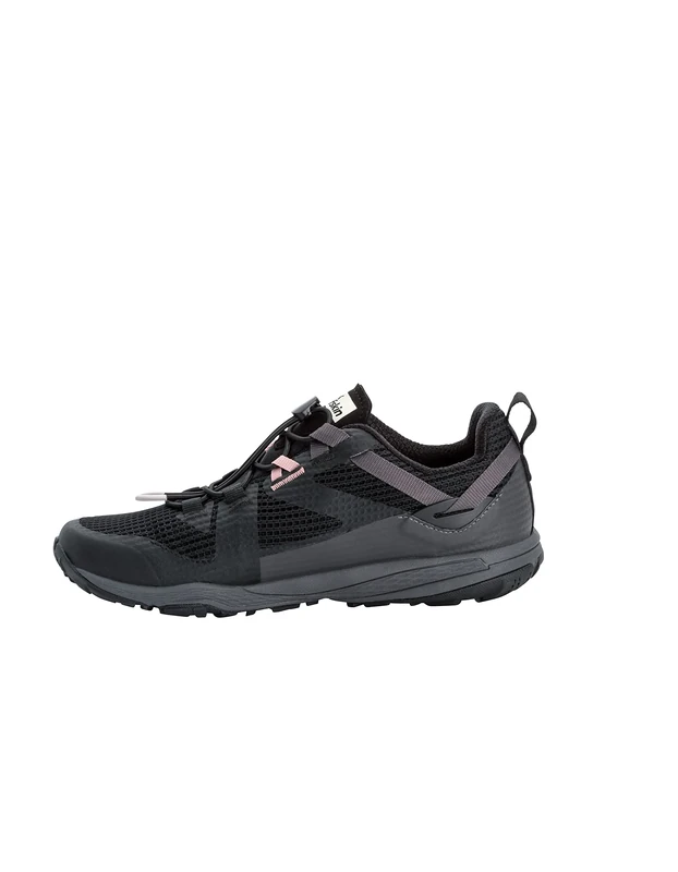 Jack Wolfskin Women's Spirit Low W Walking Shoe, Black, 3.5 UK