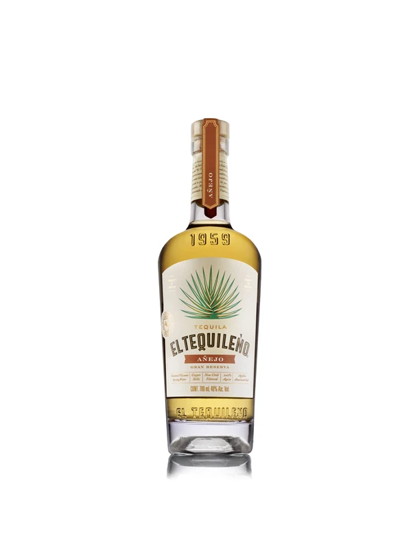 El Tequileño 1959 Anjeo Grand Reserva Tequila 70cl, 38% ABV | 100% Estate Grown Blue Agave, Premium Anjeo American & French Oak Aged | Family Owned Distillery |