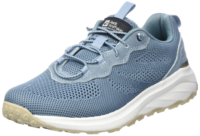 Jack Wolfskin Women's Dromoventure Knit Low W Walking Shoe, Citadel, 4 UK
