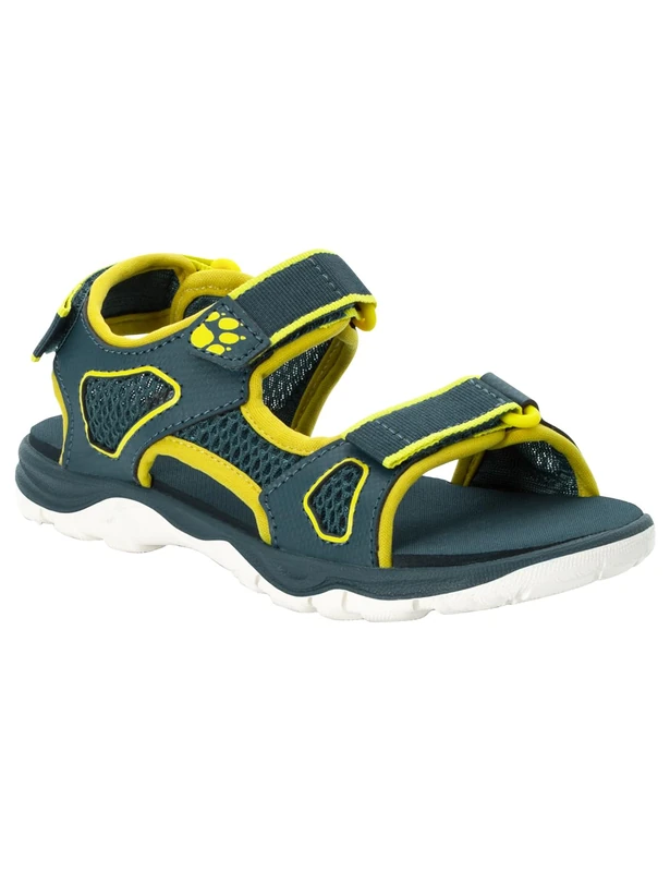 Jack Wolfskin Unisex Taraco Beach Sandal K, Green Light Green, 2.5 UK