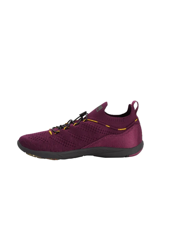 Jack Wolfskin Women's Spirit Knit Low W Walking Shoe, Sangria Red, 9 UK