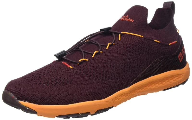 Jack Wolfskin Men's Spirit Knit Low M Walking Shoe, Atacama Red, 13 UK
