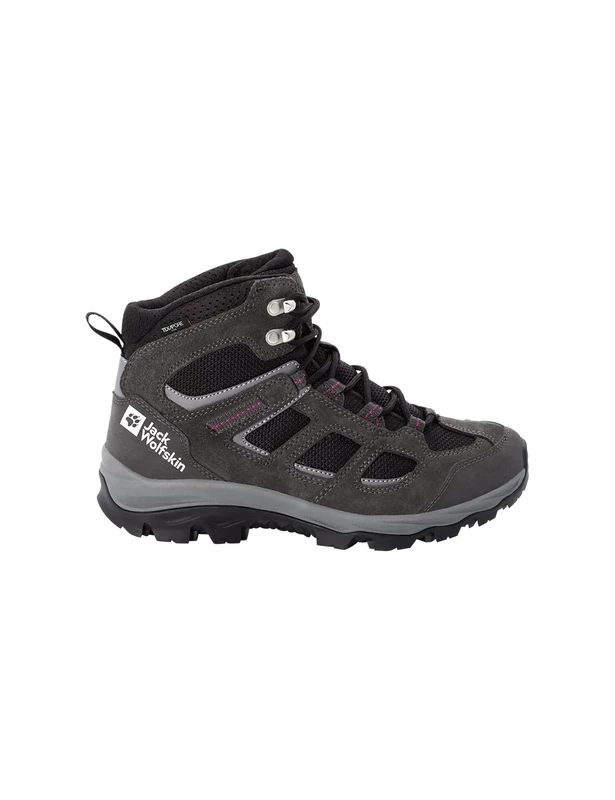 Jack Wolfskin Women's Vojo 3 Texapore Mid W Walking Shoe, Dark Steel/Purple 2023, 3 UK