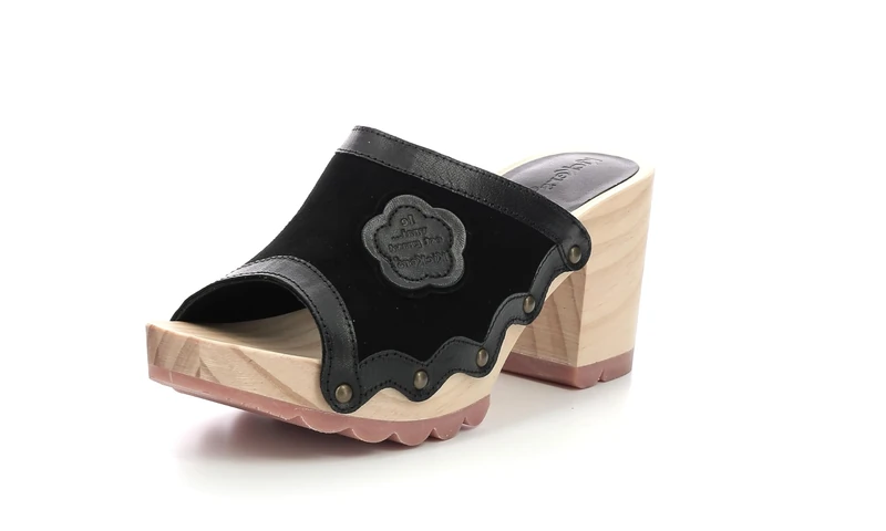 KICKERS Women's Kick Woodstok Flip Flops, black, 3.5 UK