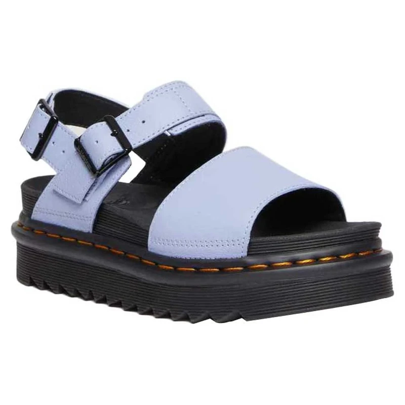 Dr. Martens Women's Voss Sandals, Zen Blue Pisa, 3 UK