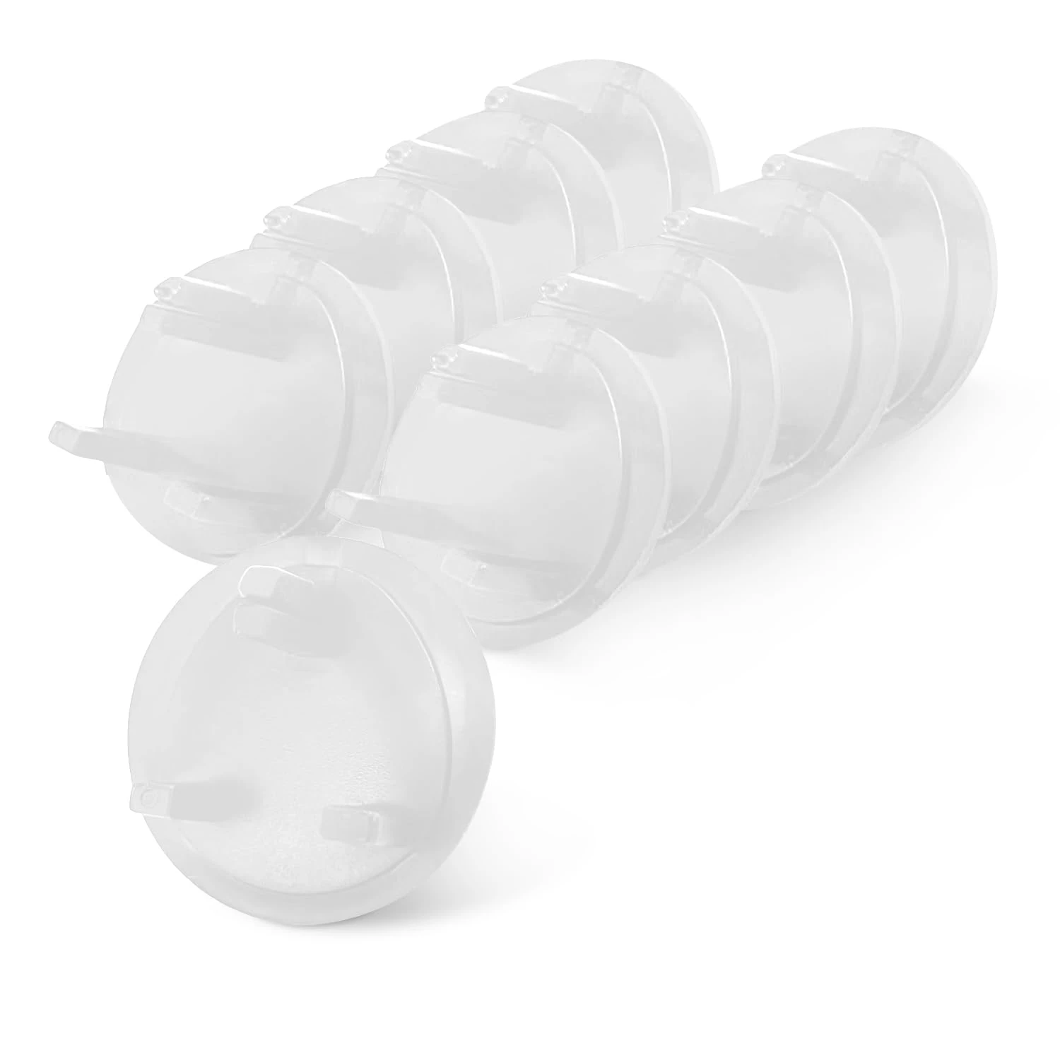 Kidoola Pack of 24 Socket Covers, Child Proof Home Safe Plug Protectors, Electrical Insulation Plastic Socket Guards Caps for Children and Baby Safety for Home, School, Kindergarten, Nursery - White