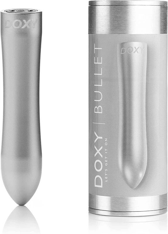 DOXY Rechargeable Bullet Vibrators for Women ; Aluminium Waterproof Vibrators and Sex Toys from Doxy (Rose Gold Vibrator)
