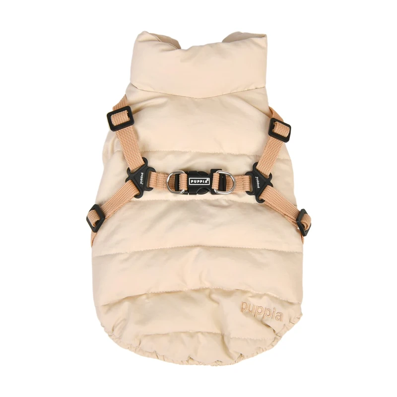 PUPPIA Cotton Touch Dog Harness Jumper - Beige - XL