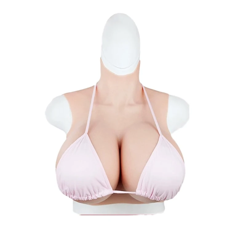 YRZGSAWJ Silicone Breast Plate K Cup Huge Fake Boobs Realistic Breast Forms for Crossdressers (tan, Z Cup)
