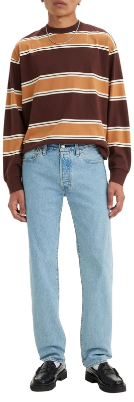 Levi's Men's 501 Original Fit Jeans, Canyon Moon, 40W / 32L