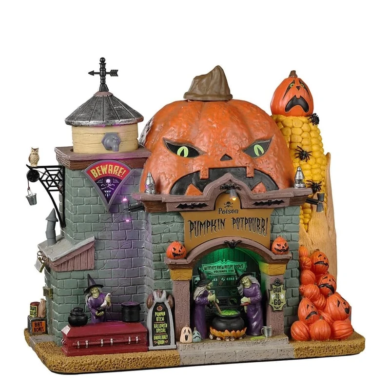 Lemax 25843-UK Spooky Town Lighted Buildings: Poison Pumpkin Potpourri