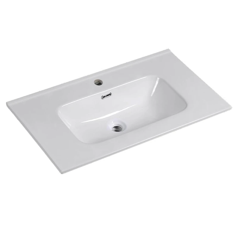 Porcelain Bathroom Sink COS White Gloss Finish Made of Porcelain