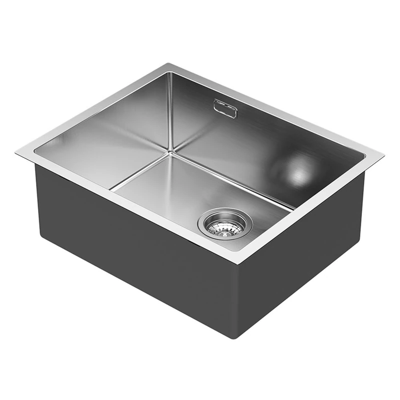 Square ABS Rectangular Sink 50x40 Stainless Steel - Image 1