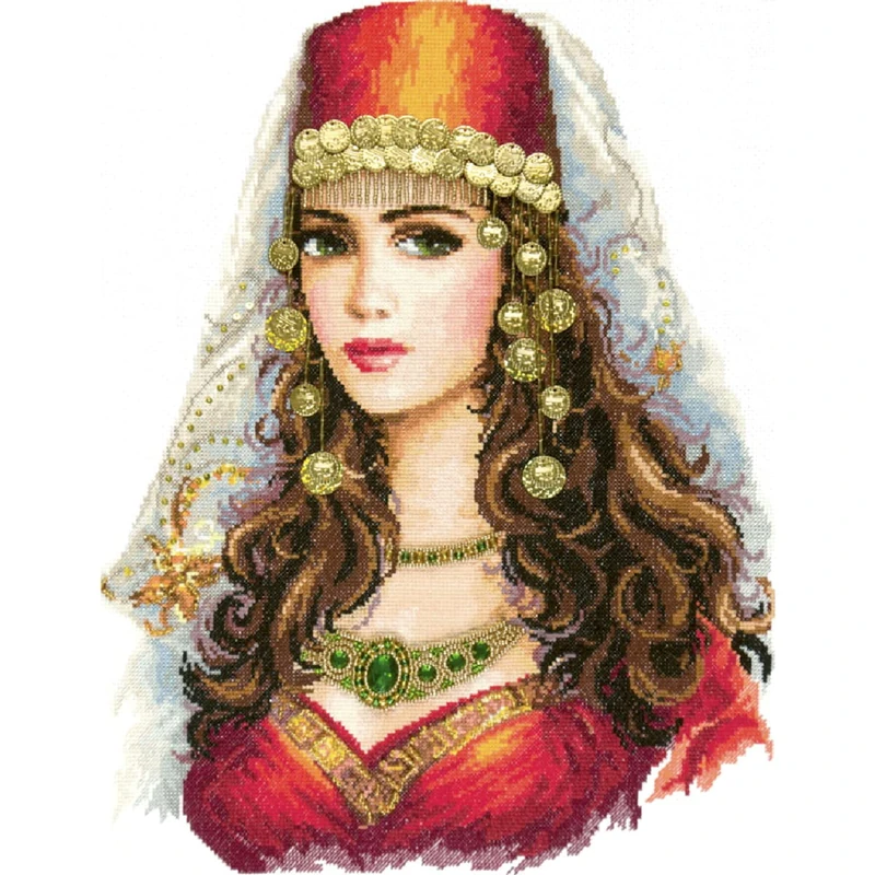 Magic Needle 90-04 ZW Counted Cross Stitch Kit with Zweigart Edition Cotton Multi-Coloured 32 x 40 cm