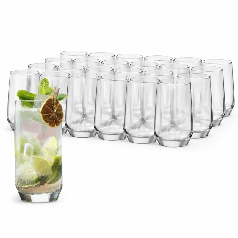 bar@drinkstuff Essence Diamond Hiball Glass 13oz /385ml - Case of 24 - Glassware, Hiball Glasses - Image 1