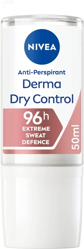 NIVEA Derma Dry Control 96h Antiperspirant Roll-On - Women 50ml