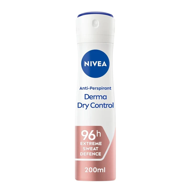 NIVEA Derma Dry Control Antiperspirant Spray 96h - 200ml Women