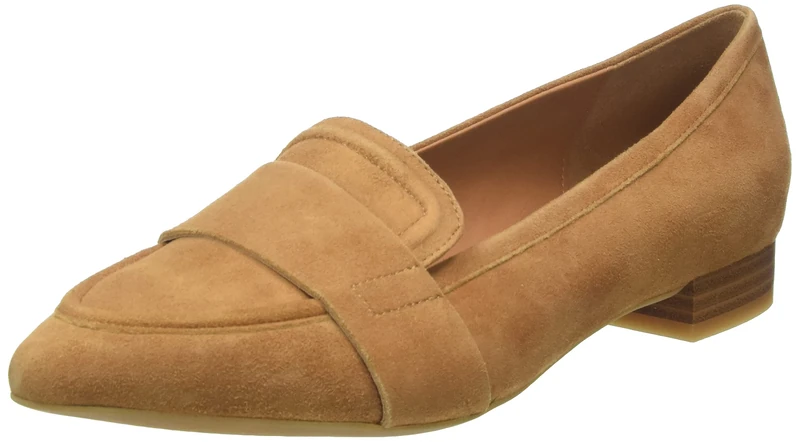 Geox Girls' D CharyssaBallet Flat, Camel, 6.5 UK